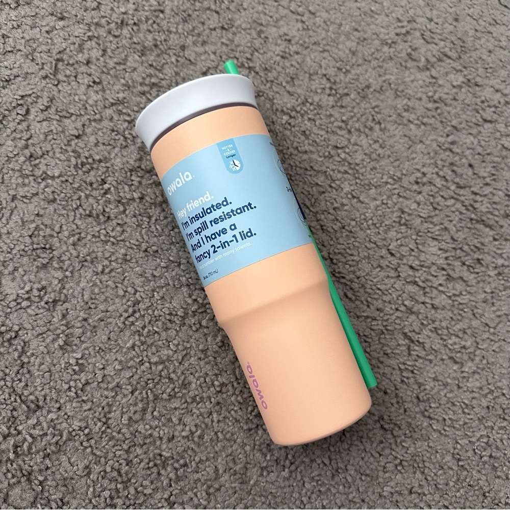 Owala Tumbler 24oz Stainless Steel Peachy Keen